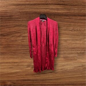 Isaac Mizrahi Open Front Cardigan Sweater NWOT Size S